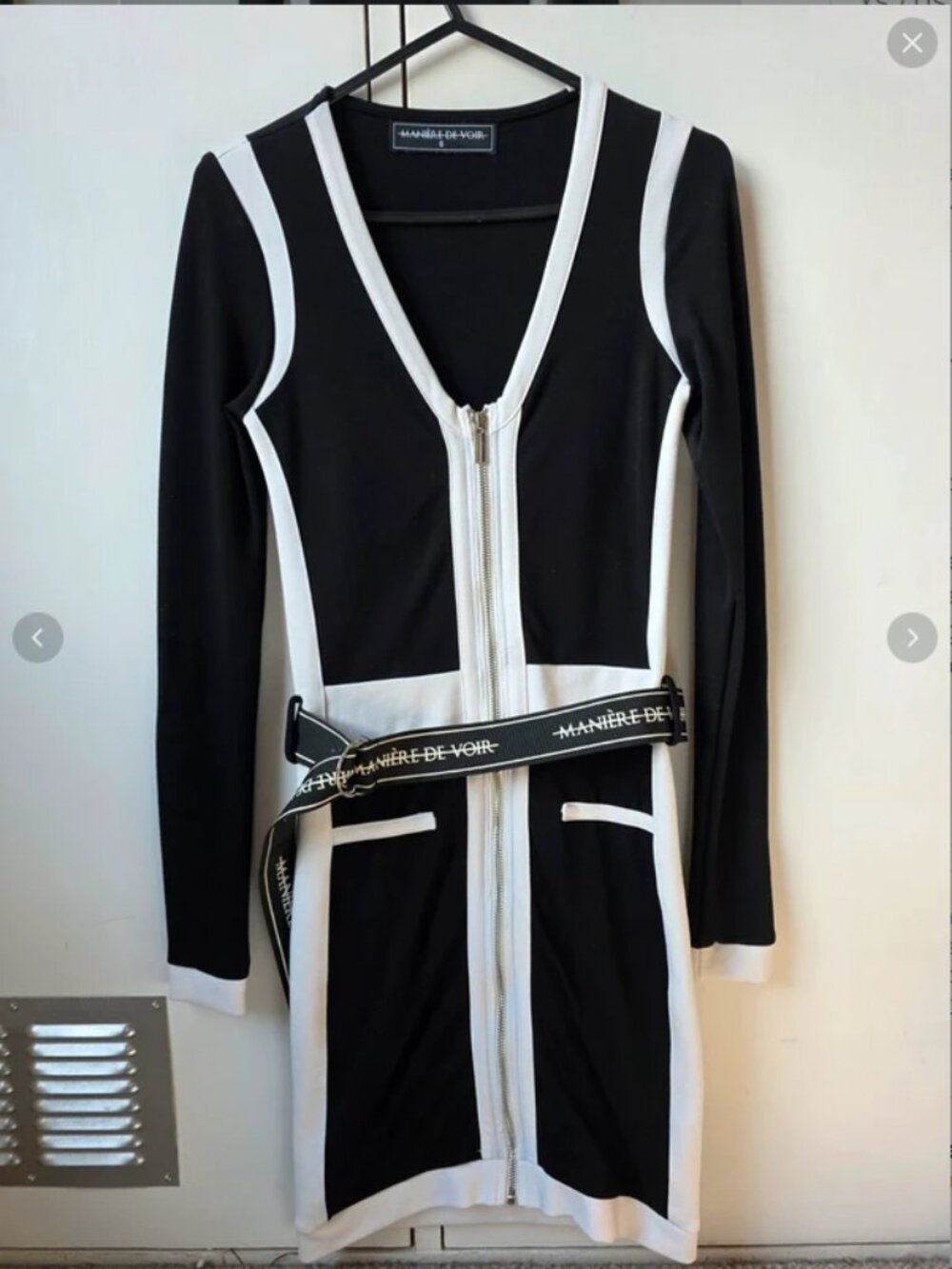 Womens Maniere de Voir bodycon dress